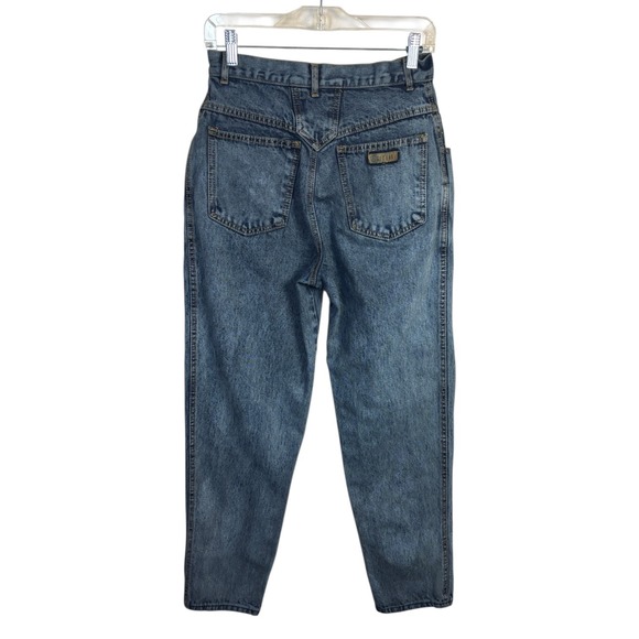 Vtg Ps Gitano Womens Jeans sz 6 High Rise Acid Wash Denim Barrel Tappered 90s - Picture 2 of 6